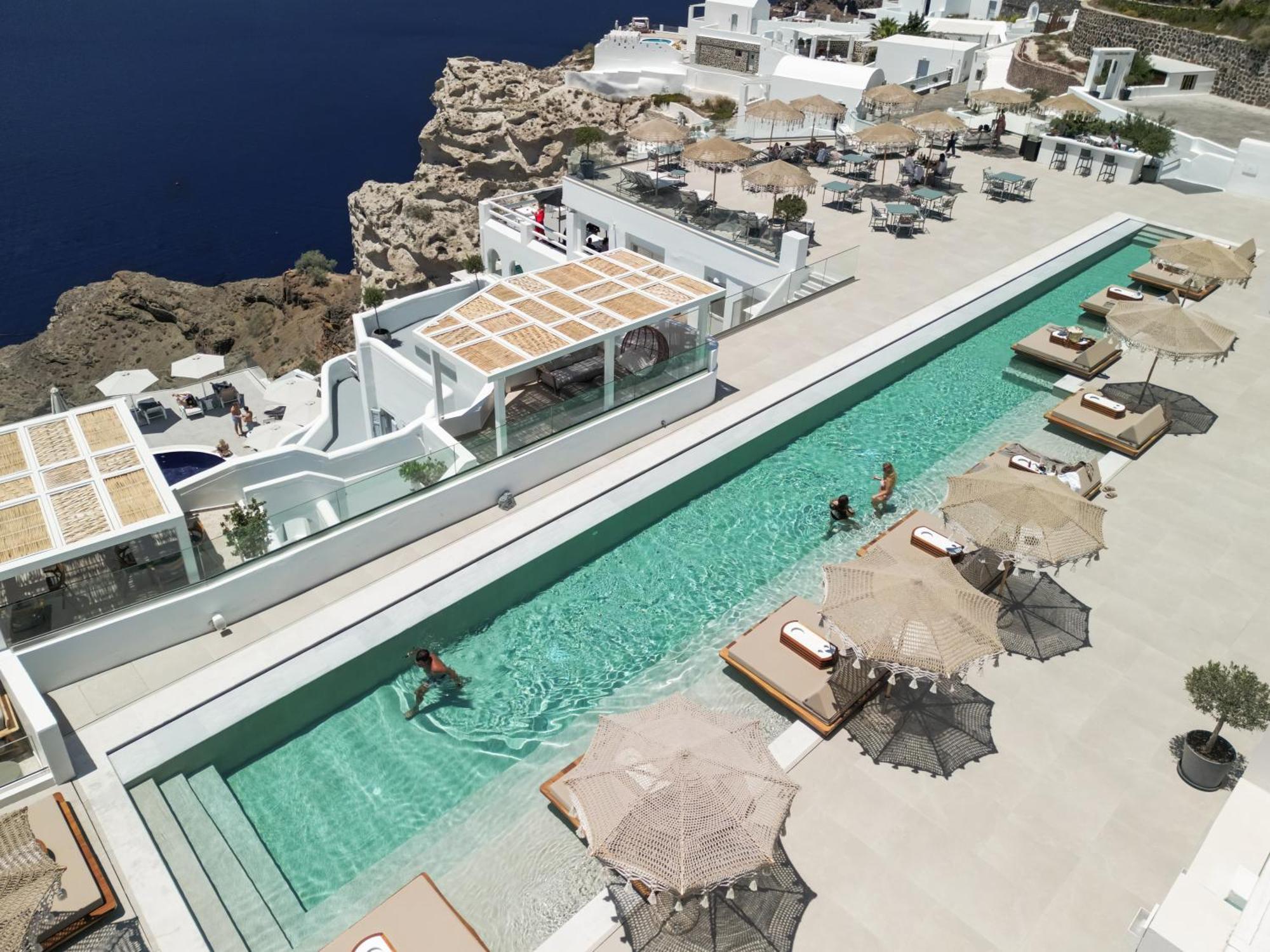 Apeiron Blue Santorini - Sustainable Adults Only 14 Plus ฟิรา ภายนอก รูปภาพ