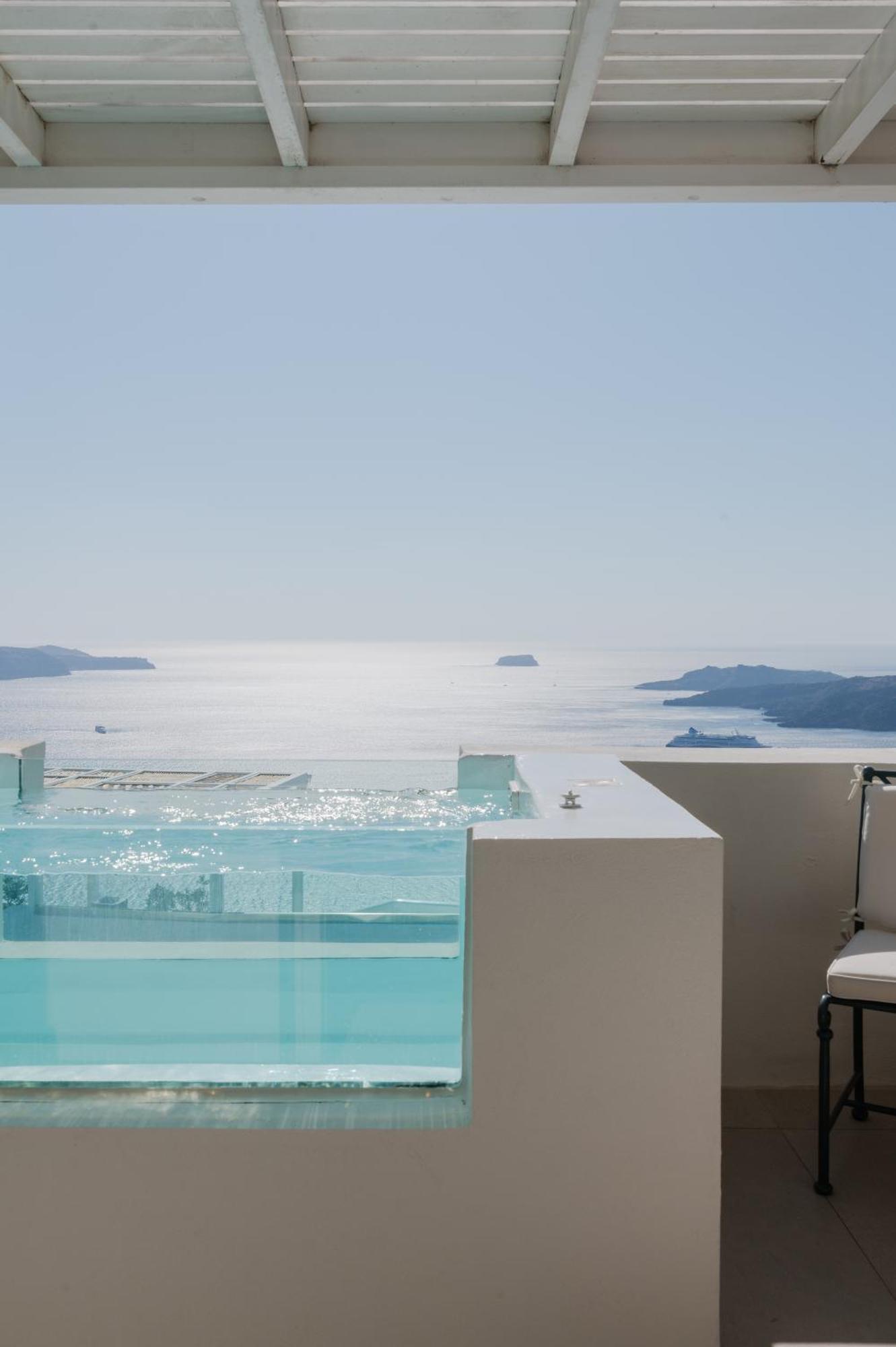 Apeiron Blue Santorini - Sustainable Adults Only 14 Plus ฟิรา ภายนอก รูปภาพ