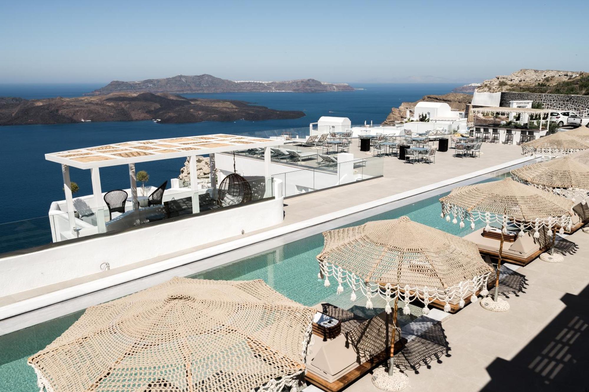 Apeiron Blue Santorini - Sustainable Adults Only 14 Plus ฟิรา ภายนอก รูปภาพ